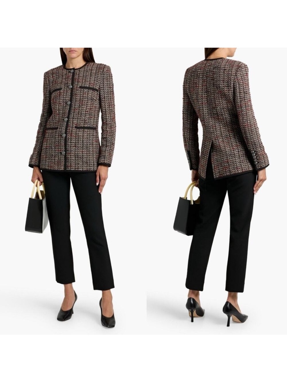 Veronica Beard Watkins Dickey
Tweed Blazer Jacket
